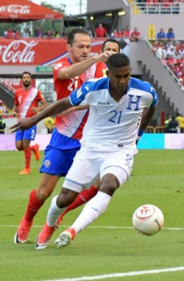 DEL UNO AL DIEZ: La calificación de los jugadores de Honduras ante Costa Rica