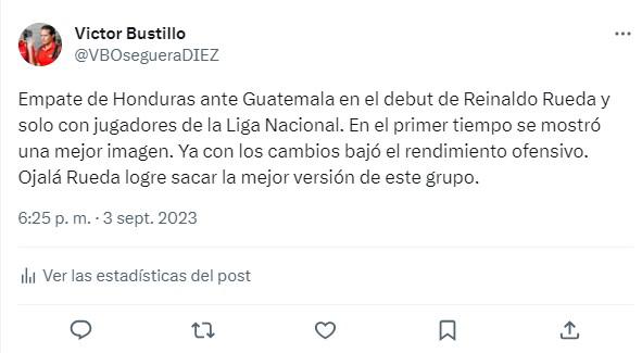 Lo que dicen los periodistas hondureños sobre el debut de Reinaldo Rueda con la Selección Nacional: “Pasa aprobación”