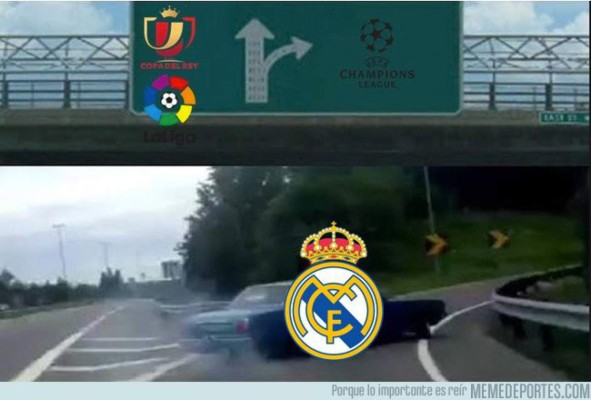 Los otros memes que no has visto del fracaso del Real Madrid en la Copa del Rey