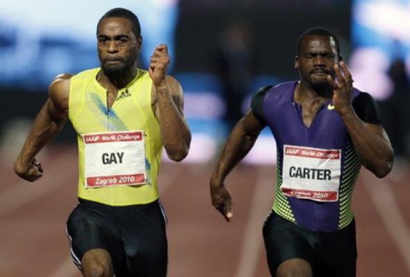 Gay ganó los 100 mts de Zágreb con 9.92