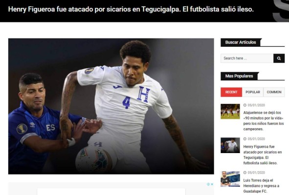 Así reacciona la prensa tras el intento de asesinato que sufrió Henry Figueroa