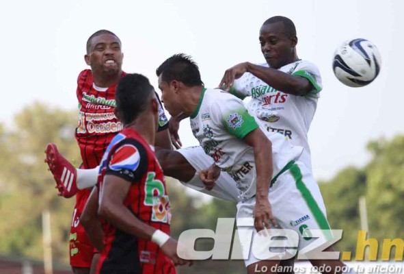 las mejores imágenes de la jornada 17 de la liga nacional de Honduras