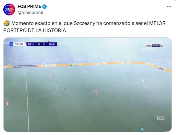 Szczesny Balón de Oro: los memes que dejó el triunfo de Barcelona ante Benfica en la Champions