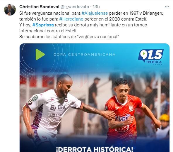 Lo que dice la prensa de Costa Rica tras la caída del Saprissa ante el Real Estelí de Nicaragua: “Vergüenza nacional”