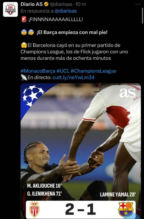 “Aparecen los fantasmas” “De vuelta a la tierra”: la reacción de la prensa tras la caída del Barca ante Mónaco en Champions