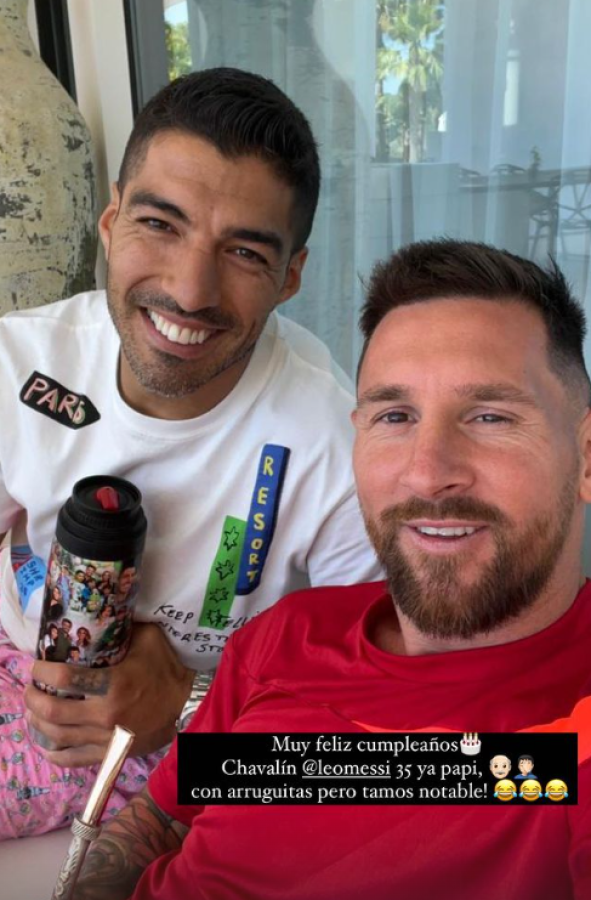 Fiestón en Ibiza: así celebró Messi su cumpleaños 35, derroche de belleza y el mensaje viral de su amigo Luis Suárez