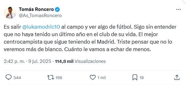 Modric se despidió de la peor forma y crack del PSG confiesa: Es mi ídolo, le agradecí por lo que dijo de mí