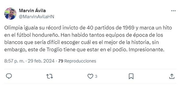 Lo que dice la prensa de Honduras del Olimpia y el impresionante récord que igualó: “De época e incomparable”
