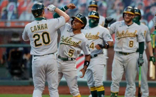 Los Gigantes de San Francisco vuelven a ser vencidos por Oakland Athletics.