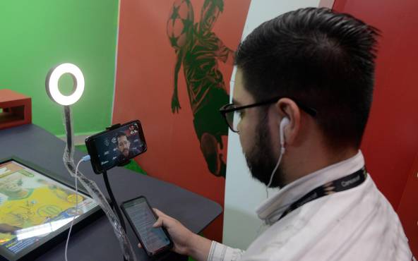 El periodista Jafeth Moreno sostuvo un mano a mano con Benjamín Mora, DT del Atlas.