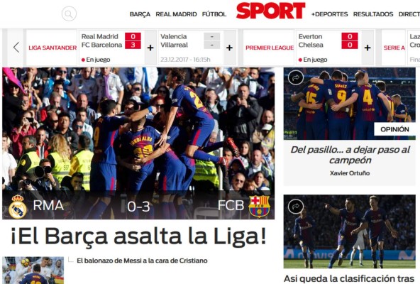 Así cuenta el mundo la humillante paliza del Barcelona al Real Madrid