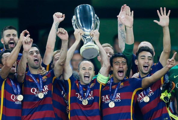 Barcelona se coronó campeón de la Supercopa de Europa