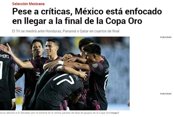 'Un equipo infame y no espantan a nadie': prensa y periodistas mexicanos arrementen tras el sufrido triunfo contra El Salvador &nbsp;&nbsp;