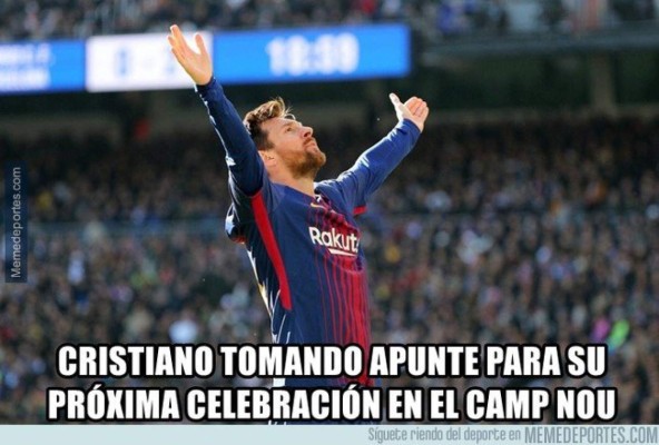 ¡POBRE CR7! Los otros memes que no has visto del Real Madrid - Barcelona