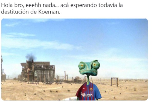 Los nuevos memes que hacen pedazos al Barcelona: Koeman, la Europa League y Messi son protagonistas
