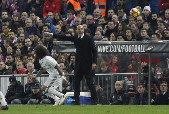 Las imágenes que no viste del derbi Atlético-Real Madrid