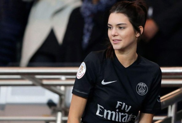 Kendall Jenner, la aficionada más sexy del PSG de Neymar