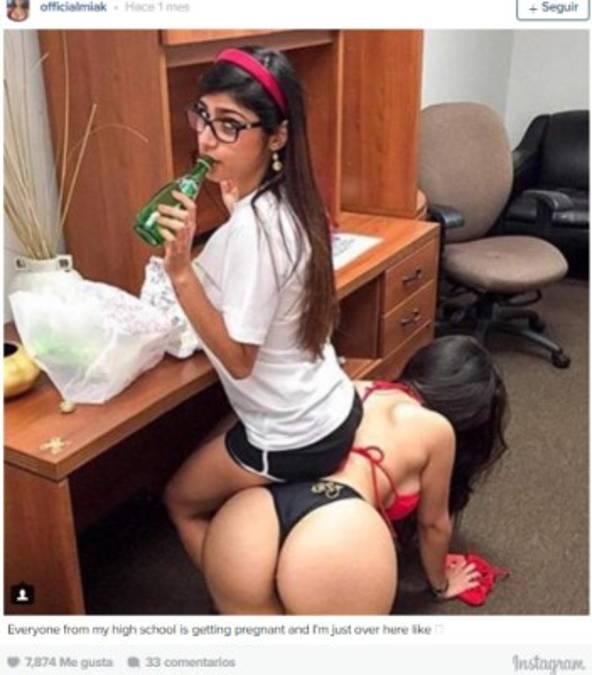 Mia Khalifa se mete en problemas al abrir nuevamente su Instagram