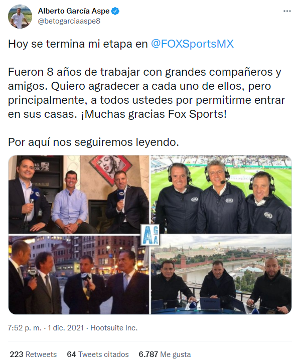 Barrida en Fox Sports: la lista de los famosos que fueron despedidos antes de cerrar el 2021