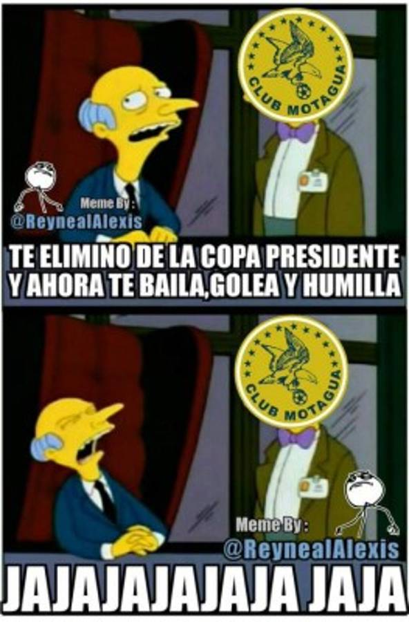¡Tremendo bullying! Motagua, arrasa con memes tras ser humillado por Juticalpa
