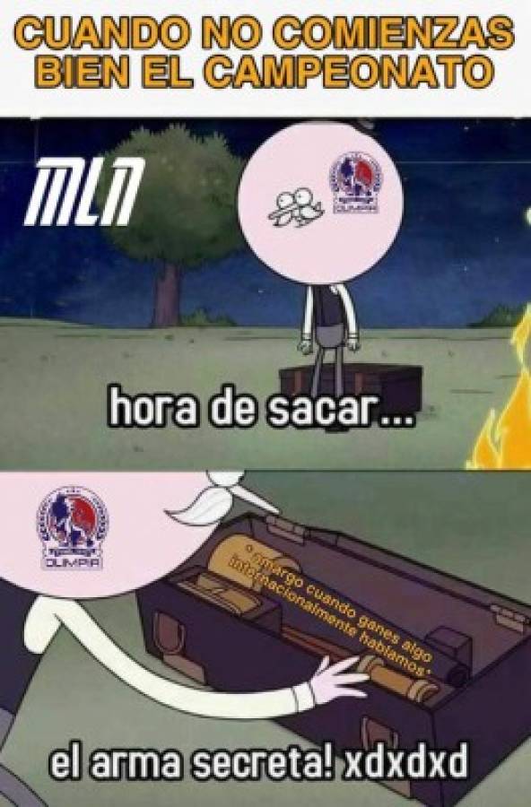 ¡Para reír! Los crueles memes que calientan el clásico Olimpia-Motagua en el Apertura 2020