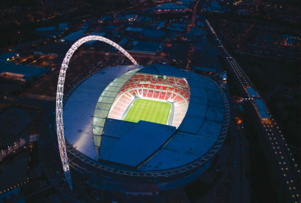 Estadio de Wembley donde disputará la final de Copa FA de Inglaterra.