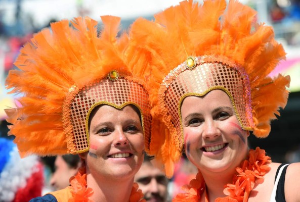 Las mejores imágenes del ambiente Chile-Holanda