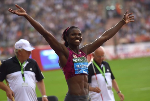 Colombiana Ibargüen se corona en Bruselas en triple salto