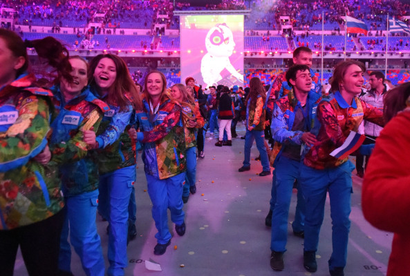 Imágenes de la Clausura de los Juegos Olímpicos de Sochi