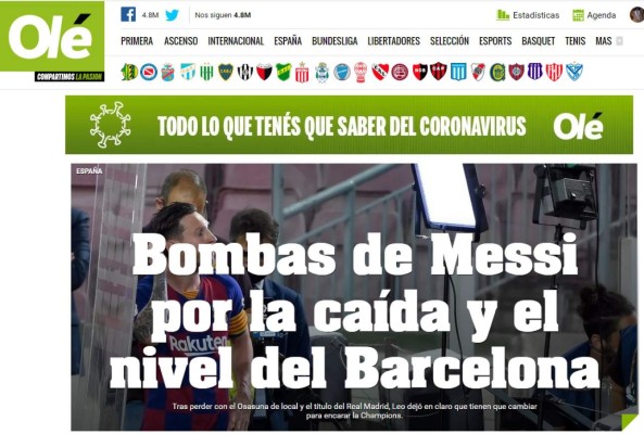 Lo que dice la prensa sobre el nuevo título del Real Madrid; Messi se roba varias portadas