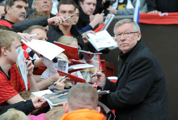 Alex Ferguson y su histórica despedida del Manchester United.