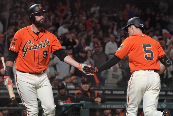 Inolvidable: Así vivió el hondureño Mauricio Dubón su primera victoria con los Gigantes