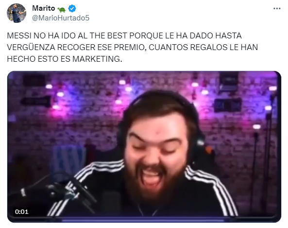 ¡Para reír! Messi ganó el premio The Best de la FIFA y los memes sacuden las redes sociales