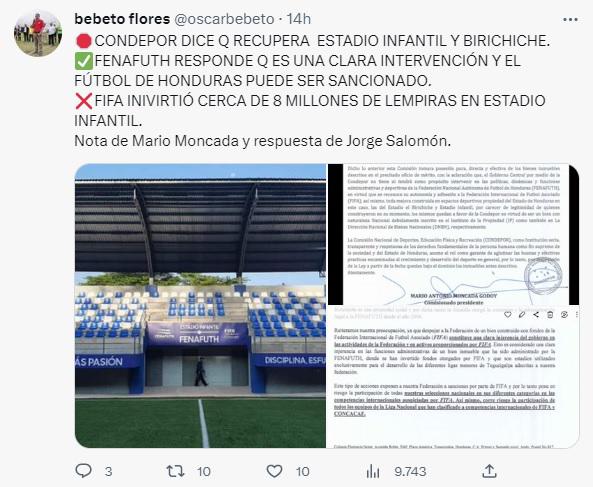 Así reacciona la prensa deportiva al enorme conflicto entre Condepor y Fenafuth: “Bienvenidos a Honduras...”
