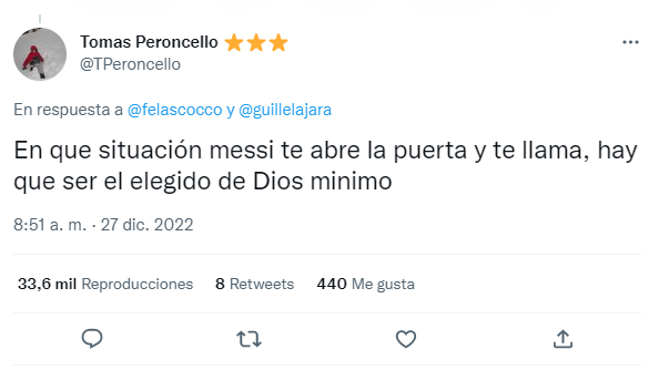 ¡Qué mala suerte! No pudo acompañar a su mamá a hacer un trámite y ella terminó en la casa de Messi: ‘‘Nunca me lo voy a perdonar’’