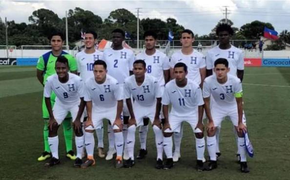 André Orellana, Carlos Palacios, José Aguilera, Orbin Cabrera y Jeffry Miranda formaban la última selección Sub-17 de Honduras.