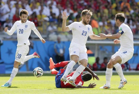 Una sorprendente Costa Rica despide a Inglaterra del mundial Brasil 2014.