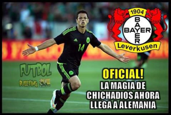 Los MEMES del traspaso de Chicharito al Bayer Leverkusen