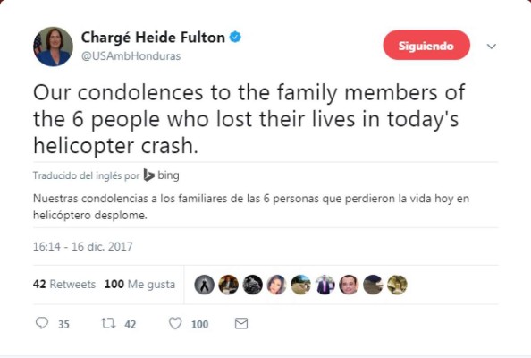 Los personajes que se solidarizan con JOH por la muerte de Hilda Hernández