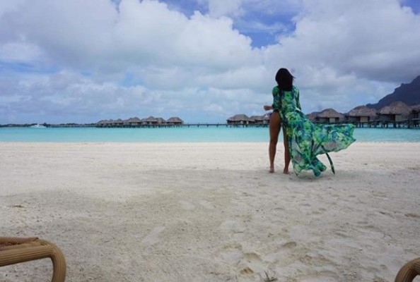 ¡Qué atrevida! El explosivo disfraz de la novia de Usain Bolt en el carnaval de Jamaica