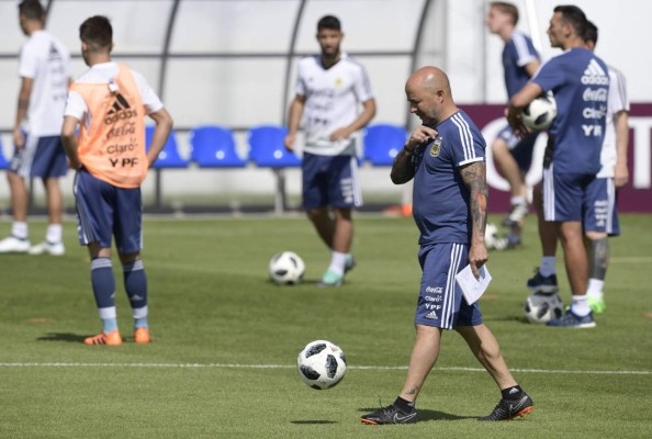 El rostro de Messi: El tenso entreno de Argentina antes de su 'final' contra Nigeria en Rusia 2018