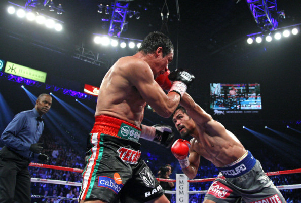 Márquez noqueó a Pacquiao en una pelea emocionante AQUÍ LAS MEJORES IMÁGENES