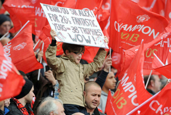 Alex Ferguson y su histórica despedida del Manchester United.