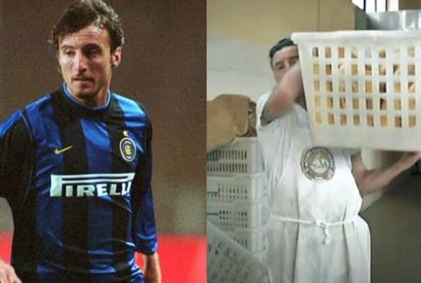 Jugó con Ronaldo en el Inter, derrochó toda su fortuna y ahora se gana la vida como panadero