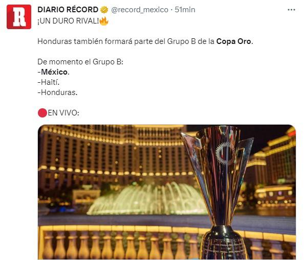 Lo que dice la prensa de México sobre la Selección de Honduras y su grupo en la Copa Oro 2023 ¿El de la muerte?