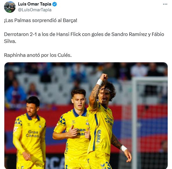 Barcelona perdió en casa ante Las Palmas y así reacciona la prensa: “Que cierren el VAR y pongan una ruleta; vergüenza”