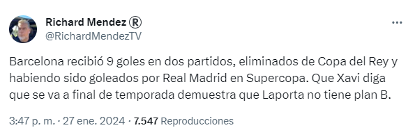 Xavi se va del Barcelona en junio y la prensa reacciona: “Se acabó la farsa; adiós a LaLiga”