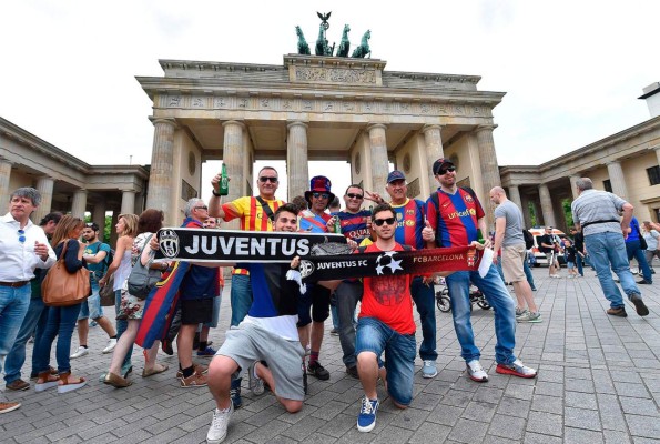 Las mejores fotos de los aficionados del Barcelona en Berlín
