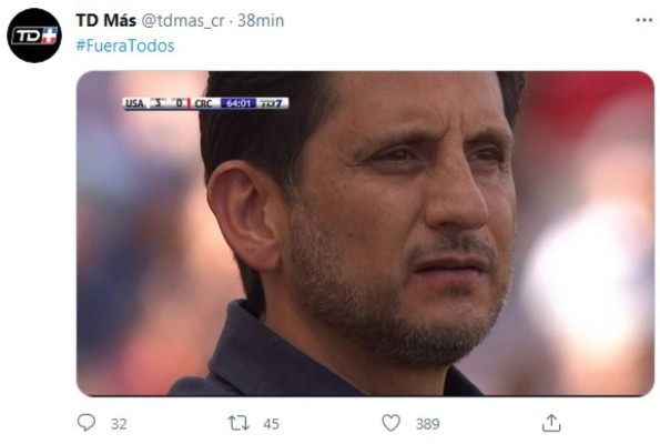 La prensa de Costa Rica explota contra su selección tras la goleada ante USA: 'Fuera todos, dan pena'