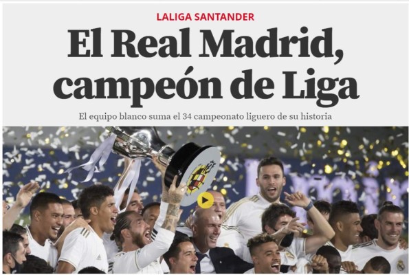 Lo que dice la prensa sobre el nuevo título del Real Madrid; Messi se roba varias portadas